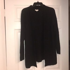 black cardigan